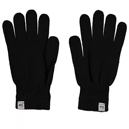 Minus33 Merino Wool Glove Liner - Warm Base Layer - Ski Liner Glove - 3 Season Wear - Multiple Colors and Sizes - Black - X-Large