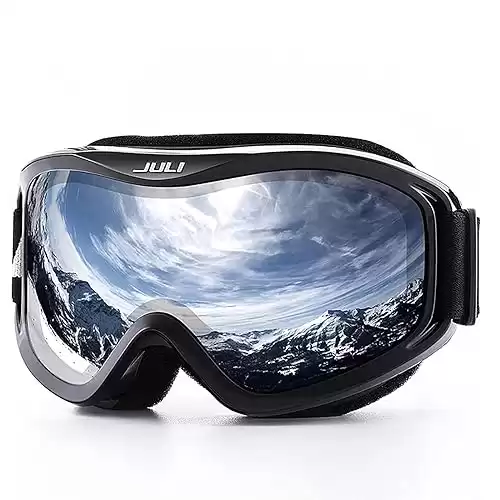 JULI Ski Goggles,Snow Snowboard Goggles for Men Women Snowmobile Skiing Skating