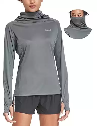 Women's UPF 50+ Hoodie With Face Cover