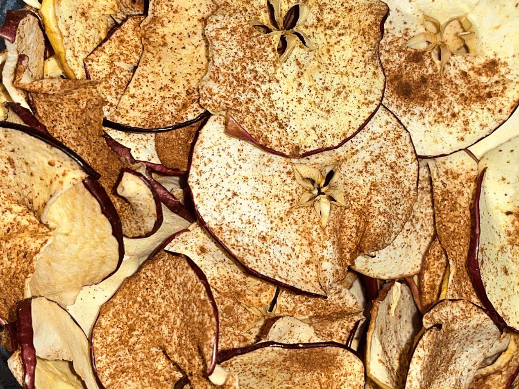 dehydrated apple chips